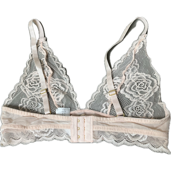 Felicity Hayward X Playful Promises delicate floral sheer lace bralette US 6 - Picture 2 of 5